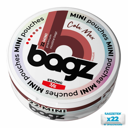 Nicotine sachets BAGZ Cola Max 3/6 STRONG MINI
