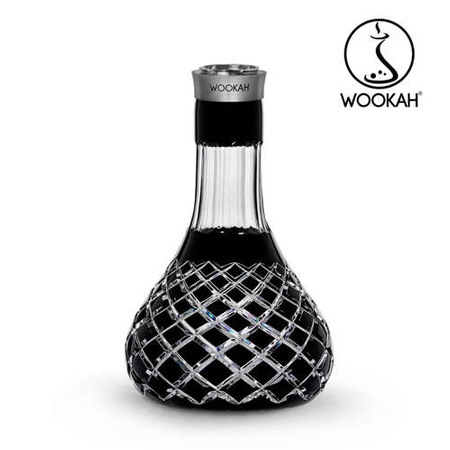 Glass Wookah Mastercut Check Black