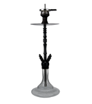 Fajka Wodna Jookah Aluriium Nr. 03 Big Size Black/Blue Glow