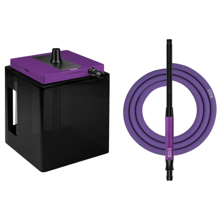 Waterpipe Hoob Atom Royal Purple X Black X Bk
