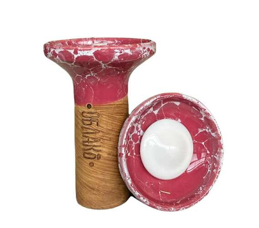 Hookah bowl Oblako Flow - White on Crimson