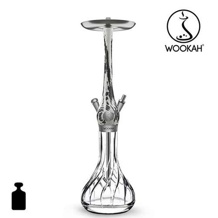 Waterpipe Wookah Crystal Venti White/Black