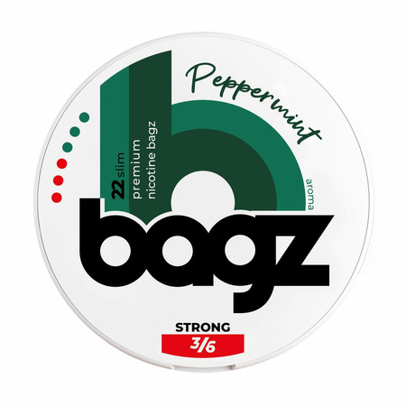 Saszetki nikotynowe BAGZ Peppermint 3/6 Strong