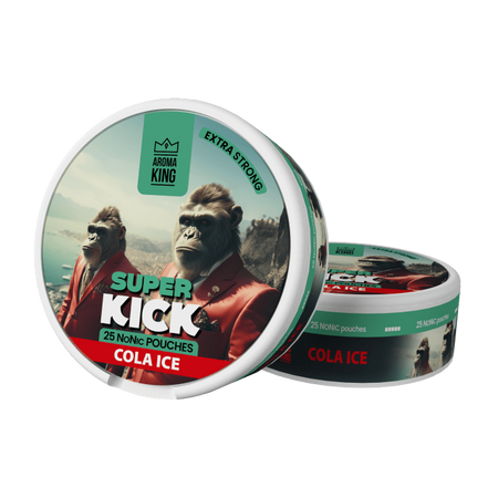 Никотиновые пакетики Aroma King NoNic Super Kick - Cola Ice 5mg