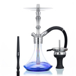 Narghilea Aladin MVP 360 Silver Clear Blue