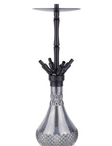 Wasserpfeife WD Hookah Alu Black A41B-7 Grey