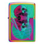 Lighter ZIPPO - SKULL MIRRORED