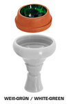 Hookah bowl Masta Kaya silicone Hydra-X White Green