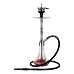 Wasserpfeife Aladin Rocket Silver Red