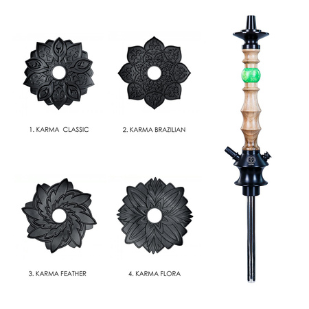 Fajka Wodna Karma 1.2 Walnut Green New