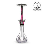 Waterpipe Wookah Crystal Flames Black Pink