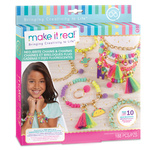 MAKE IT REAL Zestaw do tworzenia bransoletek Neo-Brite Chains & Charms, zabawka kreatywna