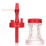 Waterpipe Aladin 2GO ALU Red + Bag