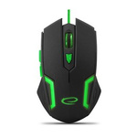 ESPERANZA MYSZ PRZEWOD. GAMING LED 6D OPT. USB FIGHTER ZIELONA