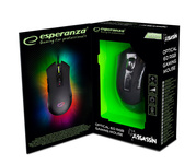 ESPERANZA MYSZ PRZEWOD. GAMING LED RGB 6D OPT. USB ASSASSIN