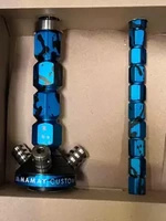 Shisha (Body) Mamay Hexagon anod Blue Splash