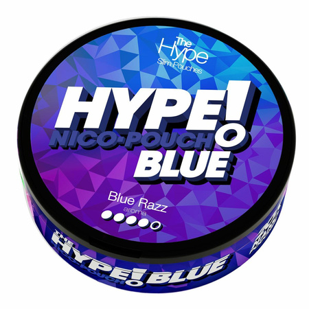 Nicotine pouches Hype Blue - Blue Razz 4/5