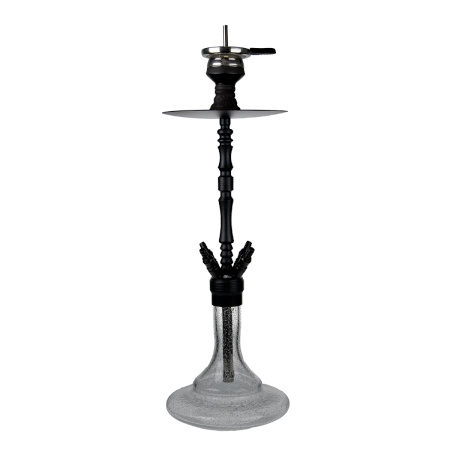 Shisha Jookah Aluriium NR. 03 Big Size - Black/Blue Glow