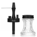 Narguilé Aladin 2Go Alu Black + Case