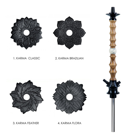 Кальян (Корпус) Karma 1.1 Walnut White