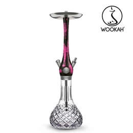 Fajka wodna Wookah Crystal Check Black Pink