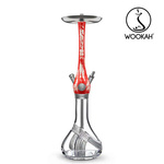 Narghilea Wookah Mastercut Crystal Orbit Red/White
