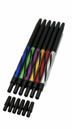 Ustnik FUGO Slot Czerwono Czarny