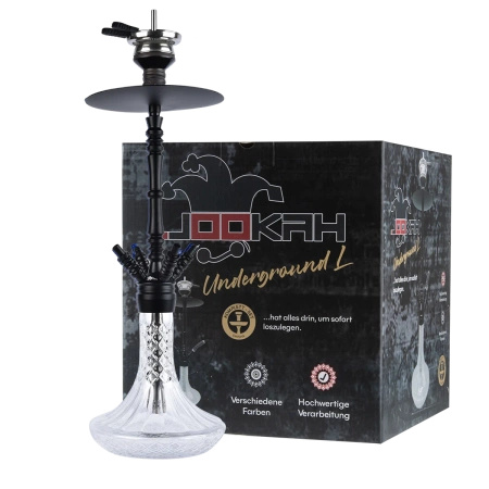 Waterpipe Jookah Underground L Black