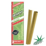 Rolling Papers Kush Herbal Wraps x2 Kiwi-Strawberry