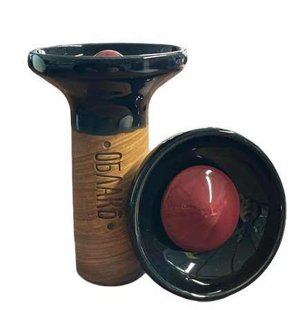 Hookah bowl Oblako Flow - Burgundy on Black