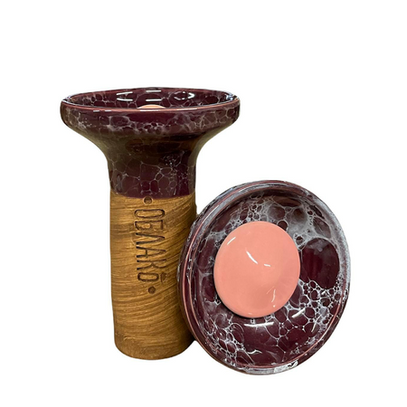 Cybuch Oblako Flow Pink On Wine Marble