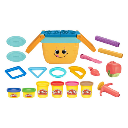 PLAY-DOH Starters Piknik i Nauka Kształtów, zabawka kreatywna