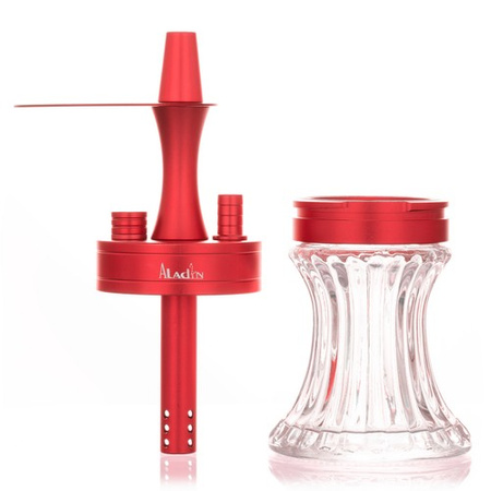 Waterpipe Aladin 2GO ALU Red + Bag