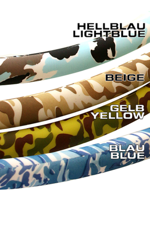 Silicone hose Kaya Camouflage Yellow