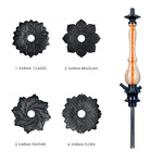 Fajka Wodna Karma 3.1 Stripe Orange