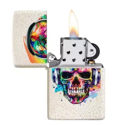 Zapalniczka ZIPPO - SKULL HEADPHONES