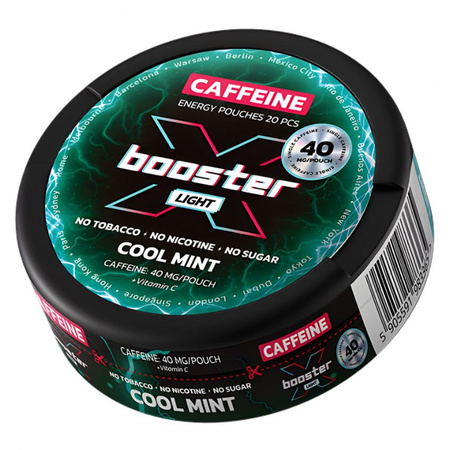 Koffein tasakok - X-Booster Cool Mint 40mg