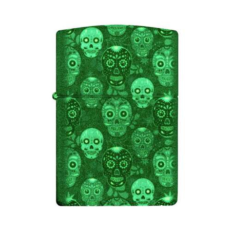 Feuerzeug ZIPPO - GLOWING SUGAR SKULLS