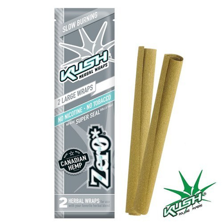 Rolling Papers Kush Herbal Wraps x2 Zero