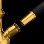 Fajka Wodna Aladin MVP 360 Złota Czerwona