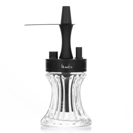 Vízipipa Aladin 2Go Alu Black + Case