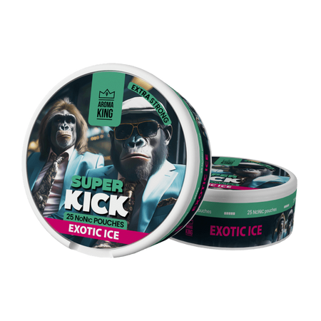 Никотиновые пакетики Aroma King NoNic Super Kick - Exotic Ice 5mg
