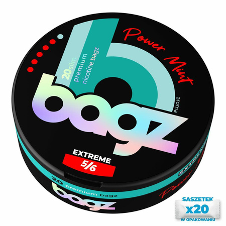 Никотиновые пакетики BAGZ Power Mint 5/6 EXTREME