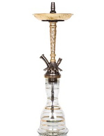 Waterpipe Khalil Mamoon Flower Gold-Oxid