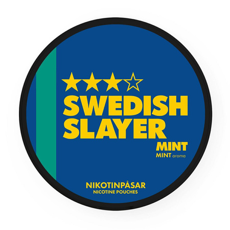 Никотиновые пакетики Swedish Slayer Mint 3/4