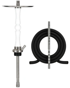 Shisha-Säule Aroma Hookah Steel Golf White