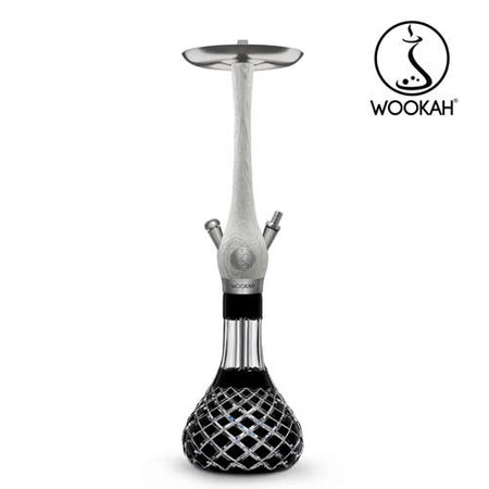 Waterpipe Wookah Mastercut Check Black White Nox