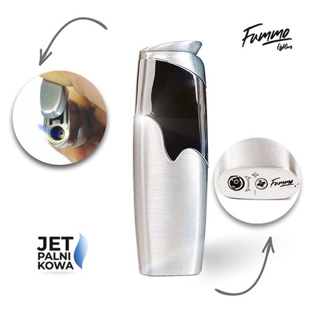 Lighter Fummo Eden (Jet/Silver)