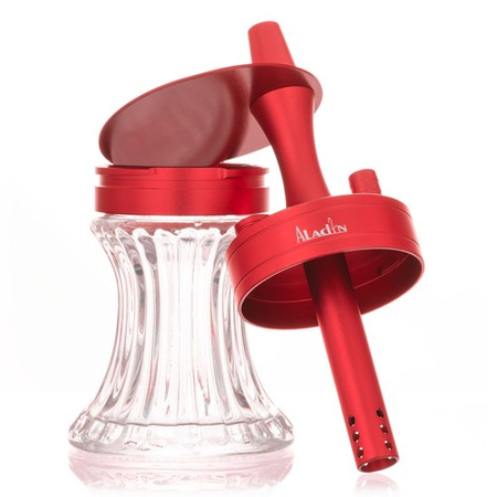 Waterpipe Aladin 2GO ALU Red + Bag