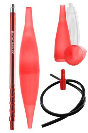 SET Bazooka + Hose + Mouthpiece Red